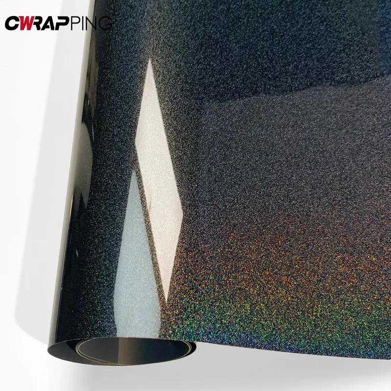 Rainbow Laser Car Wrap Waterproof Vinyl Film Self-Adhesive SUV Truck Exterior ization UV-Proof Film for Car Accessories