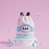 Summer cartoon children dry and wet separation bag straps shoe compartment swimsuit storage bag travel bag beach bag shoulder swimming bag