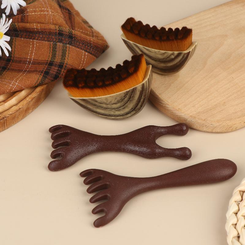 Lymphatic Contour Brush Dry Brushing Face Brush With Massage Comb Lymphatic Drainage Massager For Face Sculpting Face Skin Care