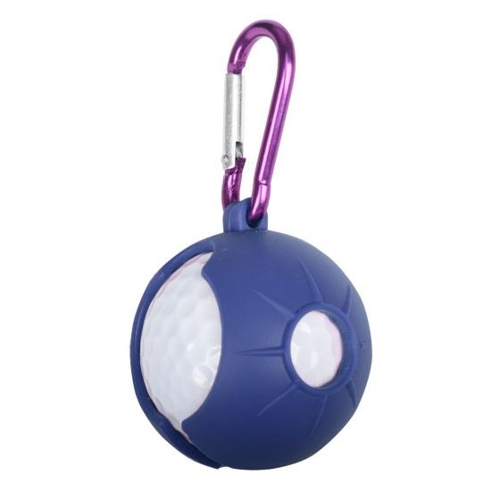 Silicone Golf Ball Protective Cover, Universal Golf Ball Holder with Carabiner, Portable Golf Ball Carrier Protector Sleeve, Golf Accessories