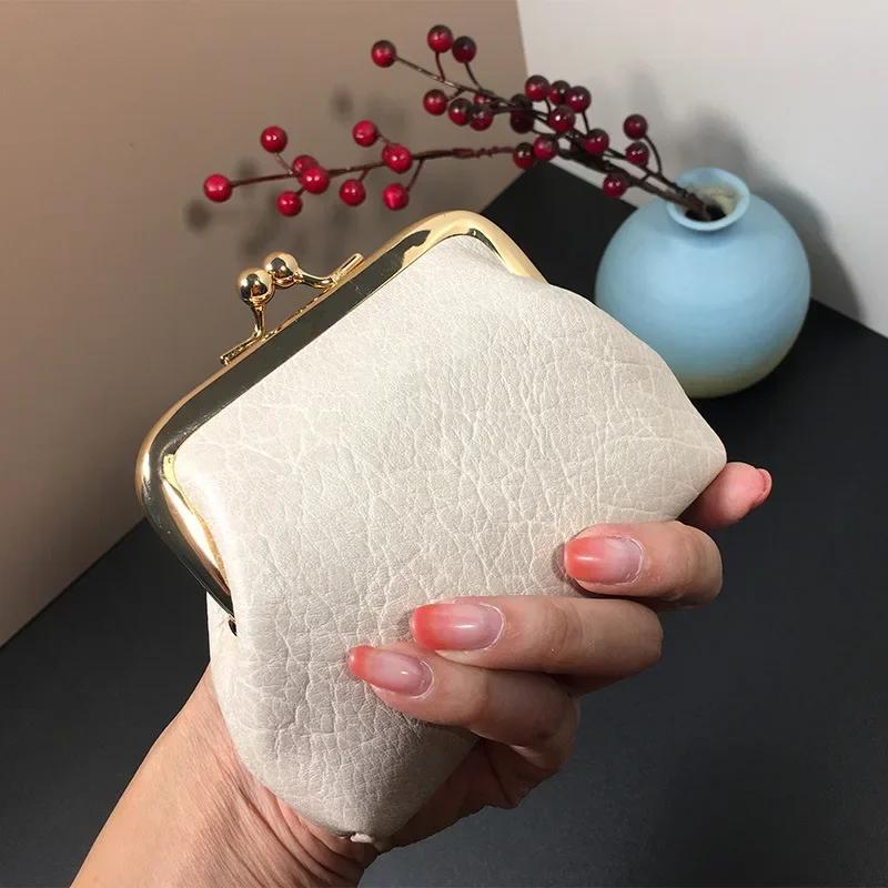 New Retro Ladies Money Key Earphone Wallet Women Small Coin Purse Candy Color Girl Coin Storage Bags Pouch