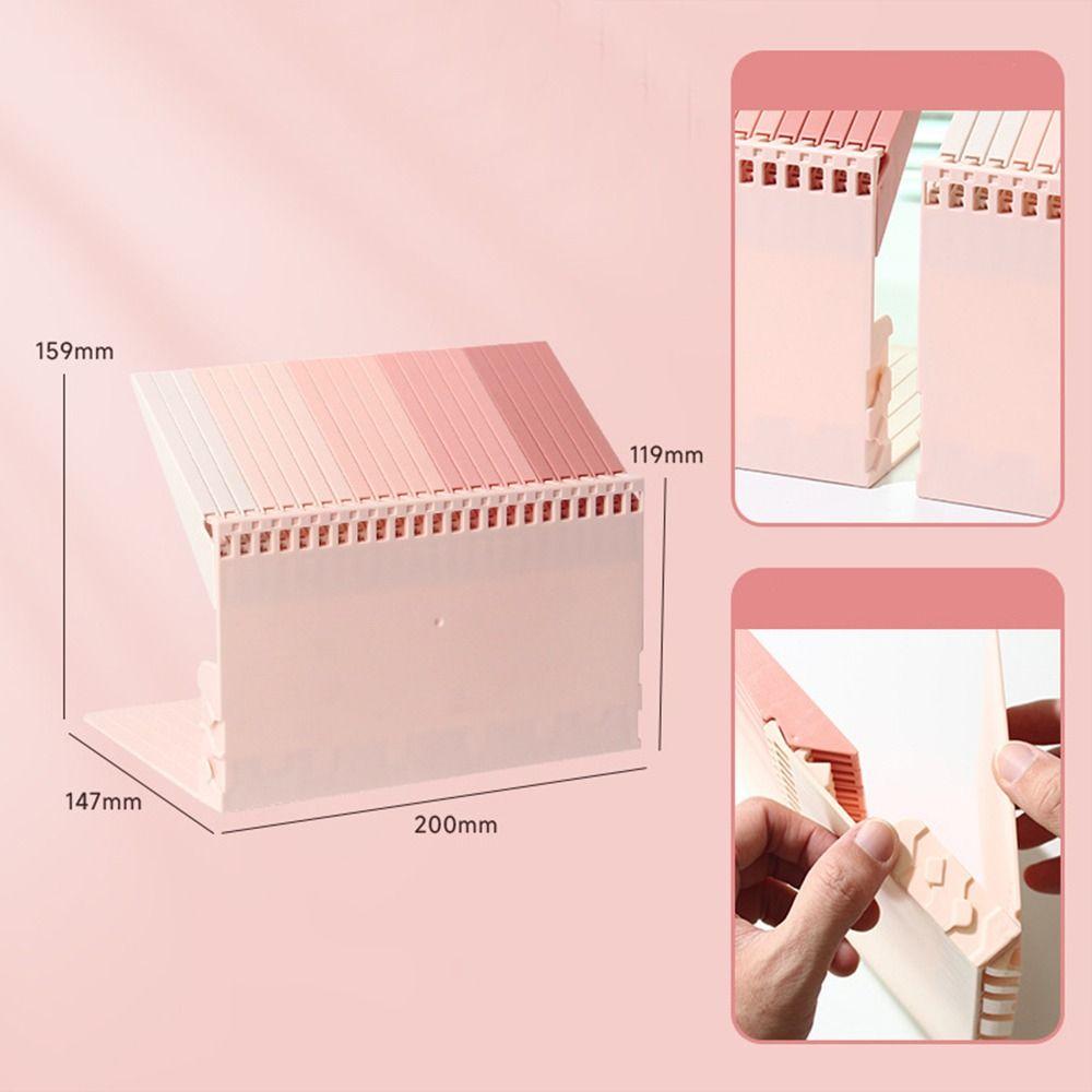 Gradient Color Organ Book Stand High Quality Book Holder Simple Piano Key Bookend  Gift