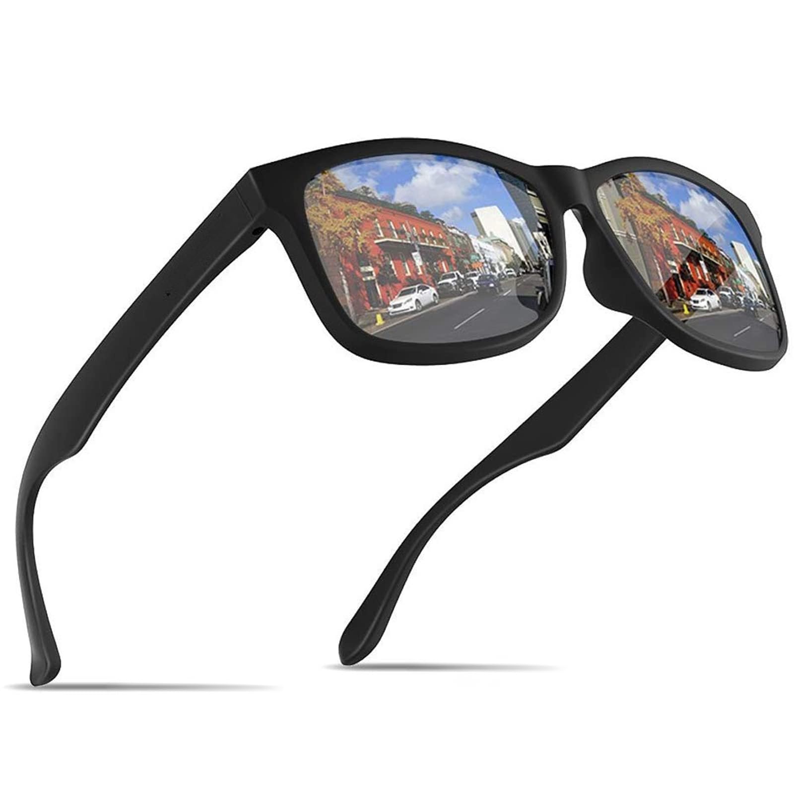 

[MARSQUEST] Men s Polarized Sunglasses, Driving Sunglasses, Wellington Style, UV400 UV Protection, Motorcycle Sunglasses, Impact Resistant, Unisex, Mo
