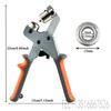 Stainless Steel Eyelet Hole Punching Pliers for PVC, Leather, and Paper