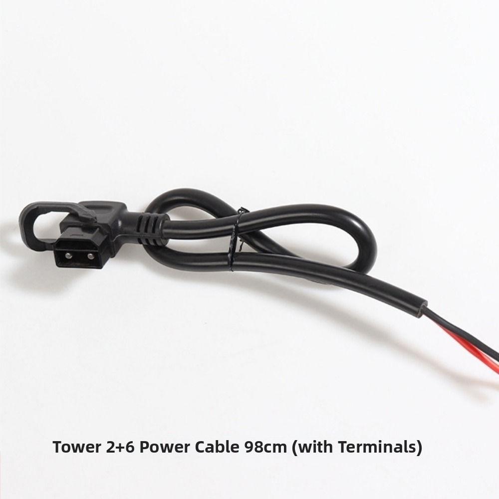 Black 2+6 Lithium Battery Charing Wire Electric Vehicle Connector Cable  for Tower Battery Cabinet