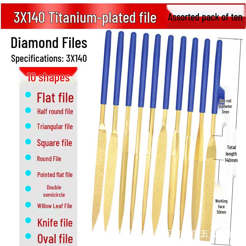 Handheld Diamond File for Aluminum Plate Removal