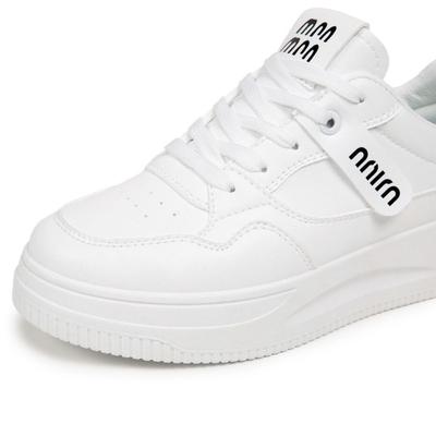 Spring Board Shoes Women's Versatile Senior Sense Platform Casual Shoes Student Sports Non-slip White Shoes