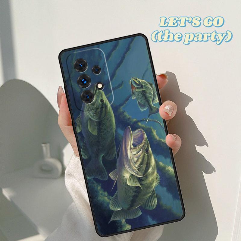 

Fish Fishing phone case For Samsung Galaxy A42 A31 A40 A51 A71 A32 A80 A91 A52 A72 A73 A20e A21S A50 A70 A11 A12 Cover Samsung A71 5G