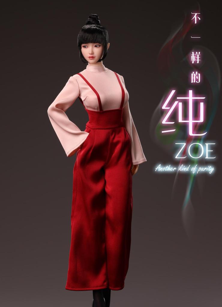 [TOYBARJAPAN] 16 scale action figure compatible with TBLeague and other bodies I8-P005PB ZOE Jun Junior Bishoujo and other shirt, pants and stockings