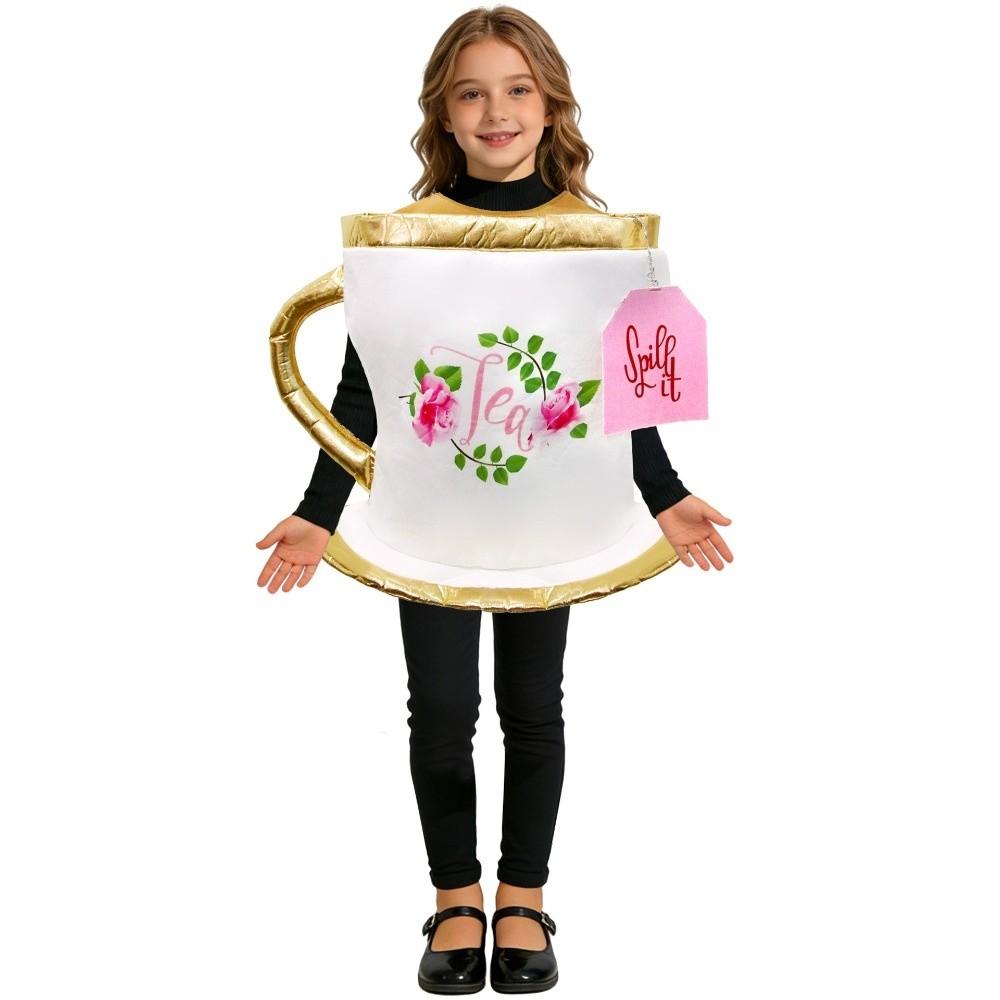 Food Styling Theme Children Tea Cups Cosplay Suit Halloween Costume Set Cosplay Event