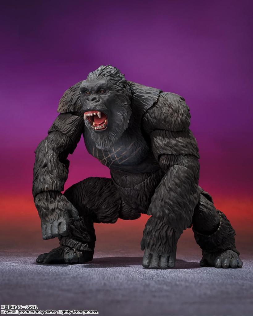 TAMASHII NATIONS MonsterArts Kong KONG FROM GODZILLA X THE NEW EMPIRE Godzilla X Kong New Empire Approximately 145mm ABS PVC Painted Movable Figure