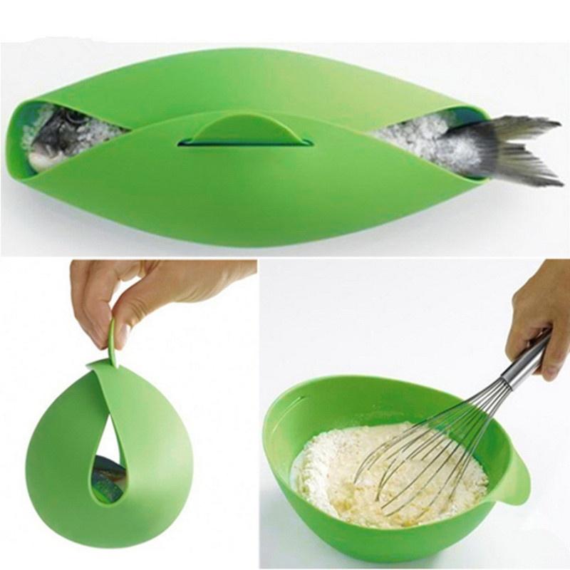 1pcs Baking Tools Food Grade Silicone Folding Bowl Outdoor Bowl Baking