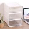 Transparent Desktop Storage Box Drawer Type Office File Storage Box Bedroom Study Stack Combination Portable Storage Cabinet