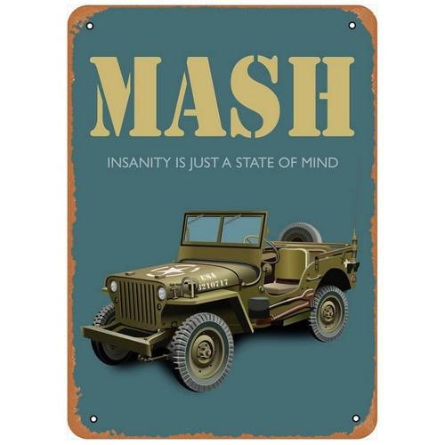 

Retro Planet MASH Tin Sign Vintage Military Wall Art TV Show Memorabilia aluminum 20x30cm