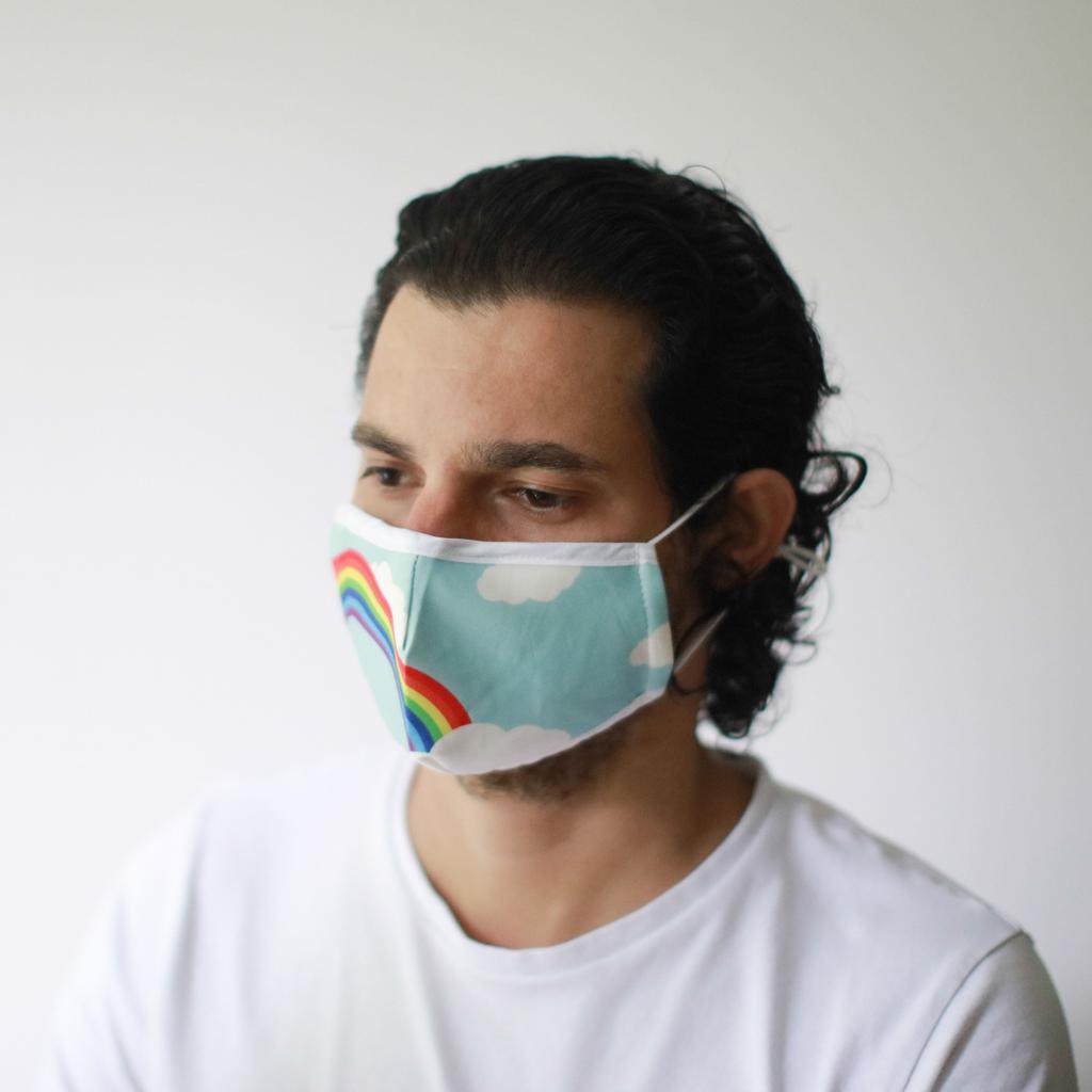 Face Mask Rainbow Adult With Filter
