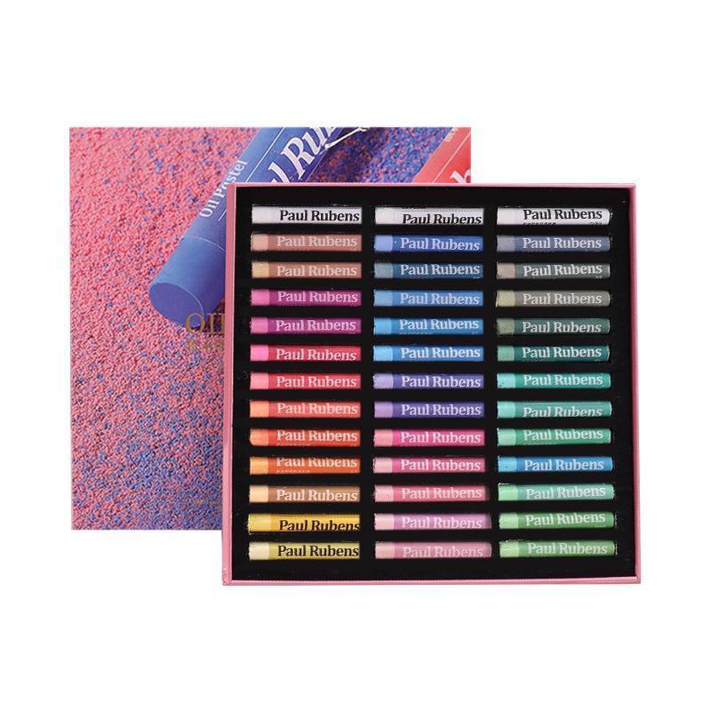 Rubens Washable Oil Pastels for Children: Soft Crayons in 24, 36 Heavy, and 48 Macaron Colors