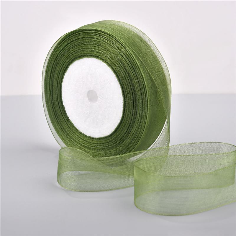 2.5cm * 50 Yards Lace Gauze Ribbon Chiffon Ribbon Valentine'S Day Transparent Flower Packaging DIY Handmade Straps Lace Fabric