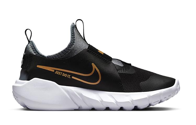 Nike Flex Runner 2 'Black Metallic Gold' GS DJ6038-007