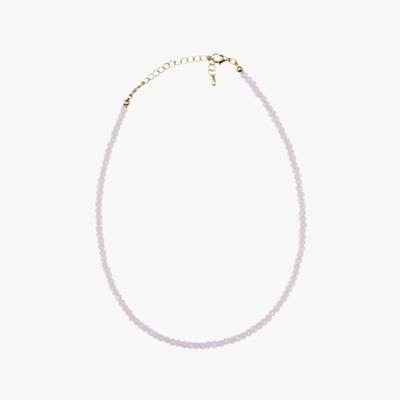 PINK PINEAPPLE PASTEL BEADS NECKLACE_PINK