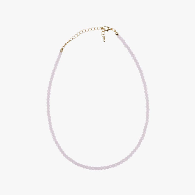 

PINK PINEAPPLE PASTEL BEADS NECKLACE_PINK PINK_FREE
