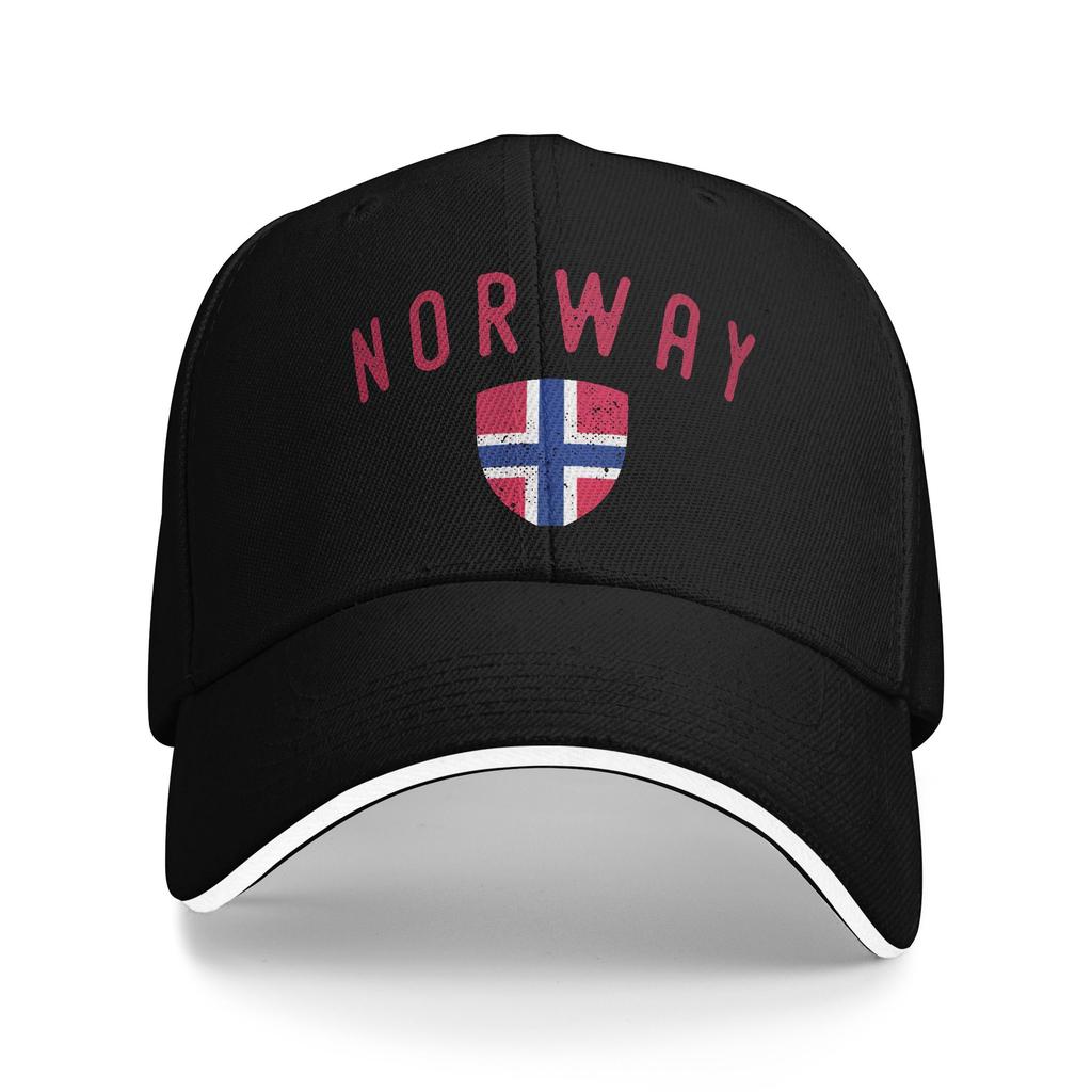 Sommer Norwegen Schild Baseballkappe Outdoor Sport Klassischer Druck Sonne Hip Hop Hüte Herren Erwachsene Dropshipping Baseballkappen