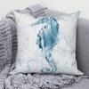 Juste de coussin de canapé bleu, taie d'oreiller, décoration de chambre à coucher, océan, mer, animal