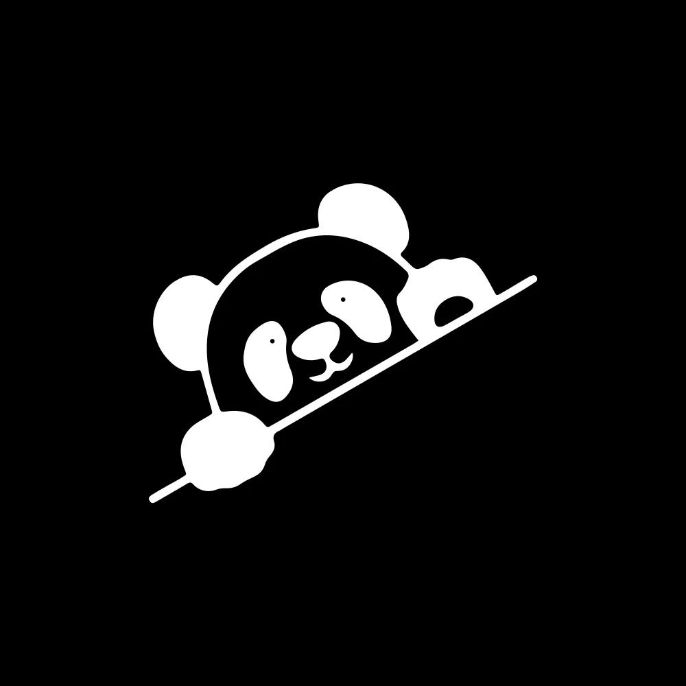 Funny Cute Panda Sticker Car Body Side Decor Decal Motorcycle Vinyl Waterproof Decoration Cover Auto DIY Para Tuning Accessories