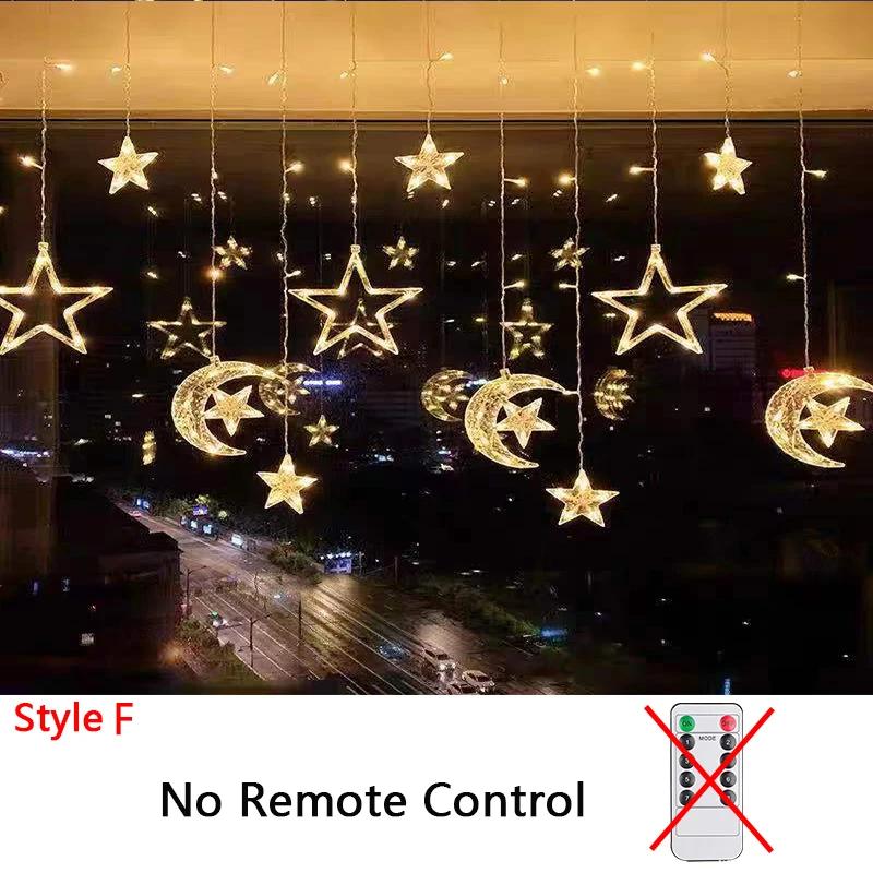 Christmas Decor String Garland Curtain Light LED for Wedding Home Christmas Tree Ornament 2024 Navidad Xmas Gift 2025 New Year