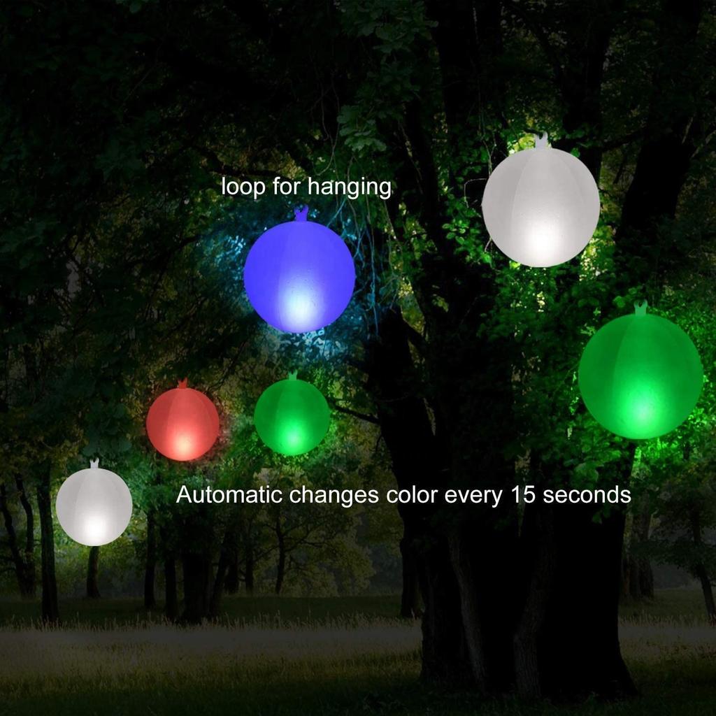 Aufblasbare Wasserdichte Solar Glow Kugel Outdoor Poolball Lampe Farbwechselnde LED Nachtlicht Party Dekoration
