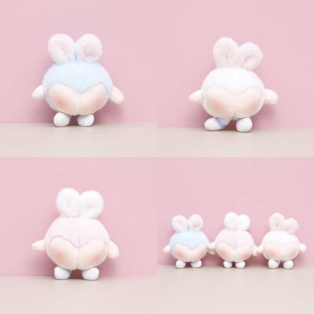 Adorable Plush Rabbit Butt Keychain Cute Stuffed Animal Doll For Wedding Gifts