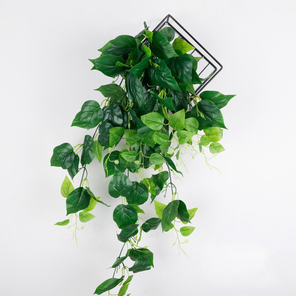 Plastic Fake Hanging Plants Handmade Artificial Realistic Vine Plants Decorative Lifelike Fake Tree Leaves Garden Decor