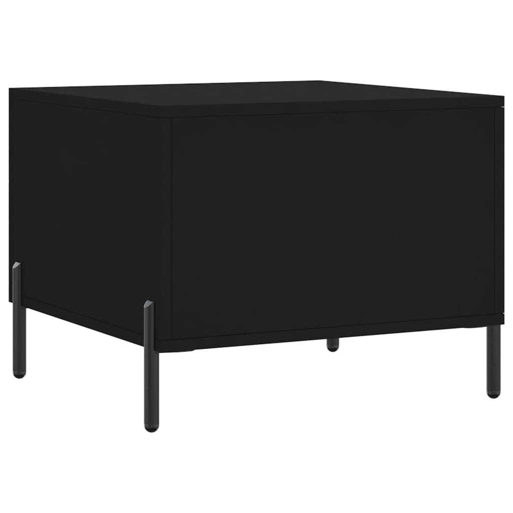  Coffee Table, Black, 50x50x40 Cm, Wood-based Material