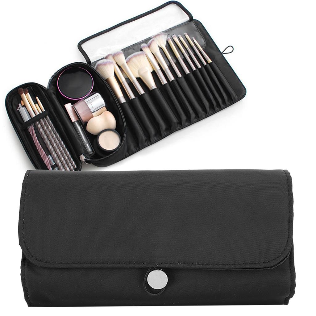 Tragbare Faltbare Kosmetikwerkzeug Aufbewahrungstasche Make-up Pinsel Lippenstift Creme Organizer Tasche