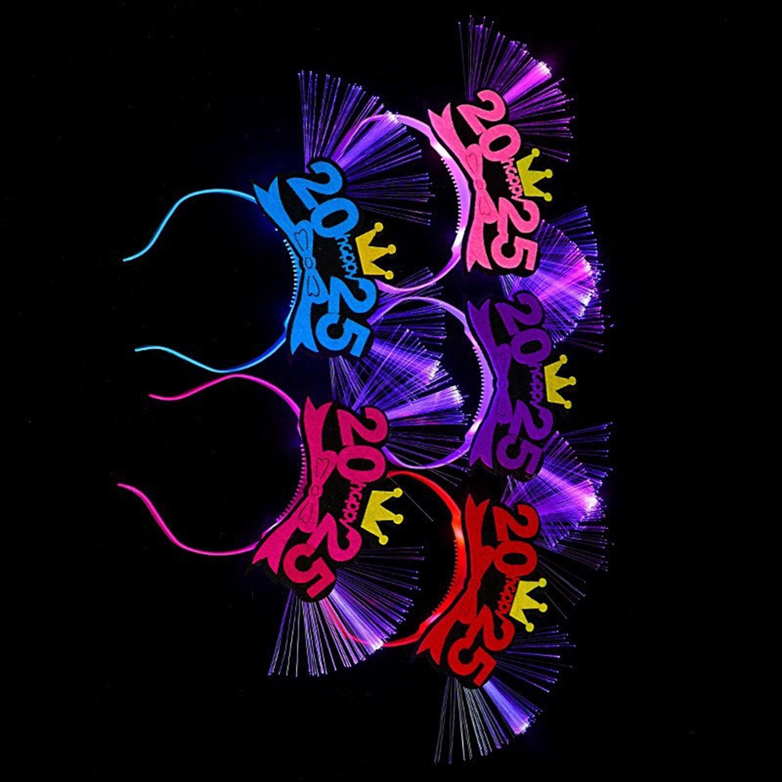 

Светящаяся повязка на голову с бантом 2025 Головной убор для рождественской вечеринки Фотореквизит Головной убор для рождественской вечеринки Аксессуары для косплея C