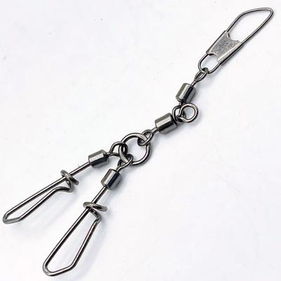 LEXOR Octopus Egi Snap Double 40kg Fishing Screw Safety Split Octopus Lure Set of 20 Swivel, Strength, Tackle, Ring, Pliers,