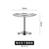Stainless Steel Cake Rack High Footed Dessert Plate Pudding Cup Ice Cream Bowl Dim Sum Dish Pastry Plate Fruit Plates Snack Bowl