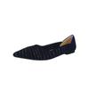 Damenschuhe Strickschuhe gewebte Schuhe Flying Knitting Casual Flachmund Superweiche Eierrollen-Schuhe