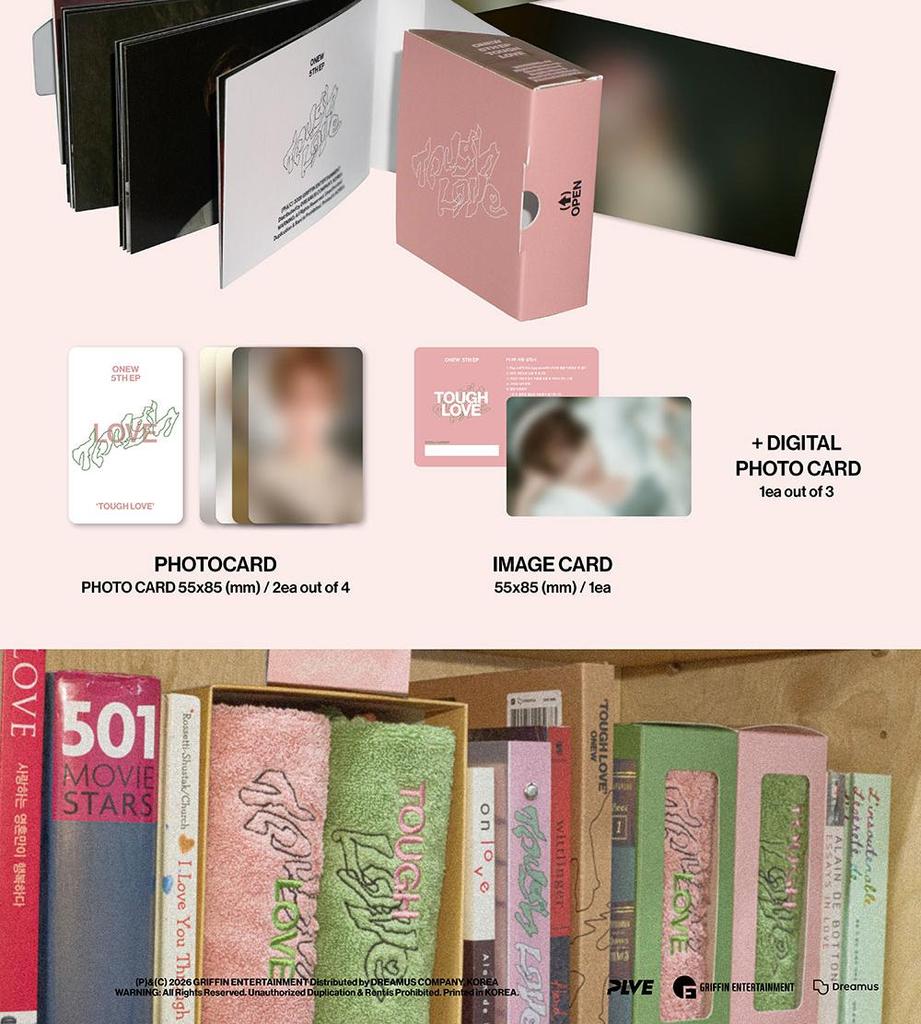 [POB] ONEW (SHINee) [TOUGH LOVE] 5th EP Album (POCKET BOOK ver.)