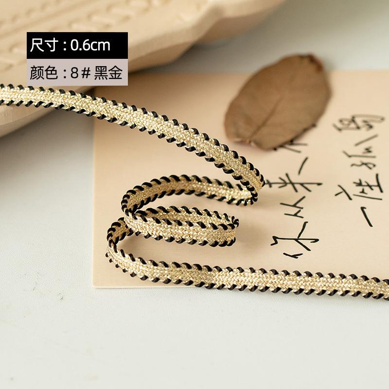 0.4/0 Gold And Silver Bulletless Small Fragrant Wind, Exquisite Keel Snake Belly Rope Clothing Decorative Belt