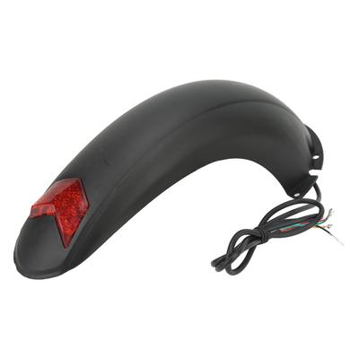 10 Inch Electric Scooter Rear Mudguard with Lamp Red Light Scooter Splash Guard Replacement