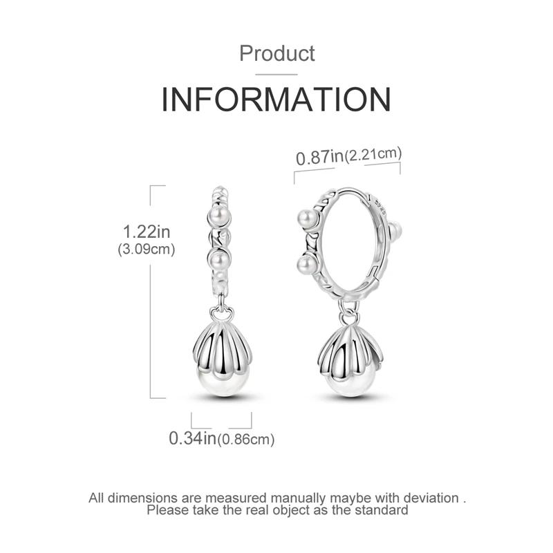 925 Sterling Copper Heart Snake Bone Pattern Cross Shell Zircon Four-pointed Star Earrings for Women Earring Fine Zircon Gifts