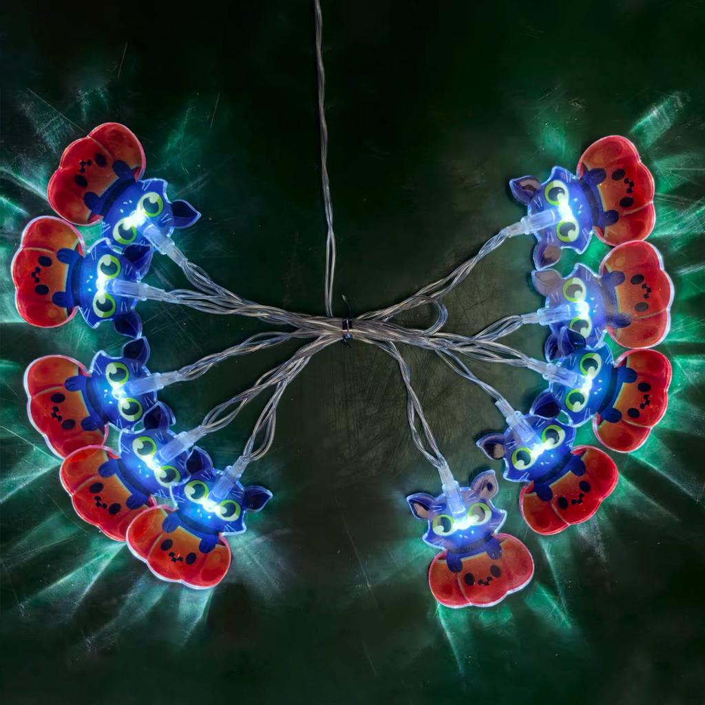 Halloween String Lights Ghosts For Home Decor Indoor Party Holiday 59inch