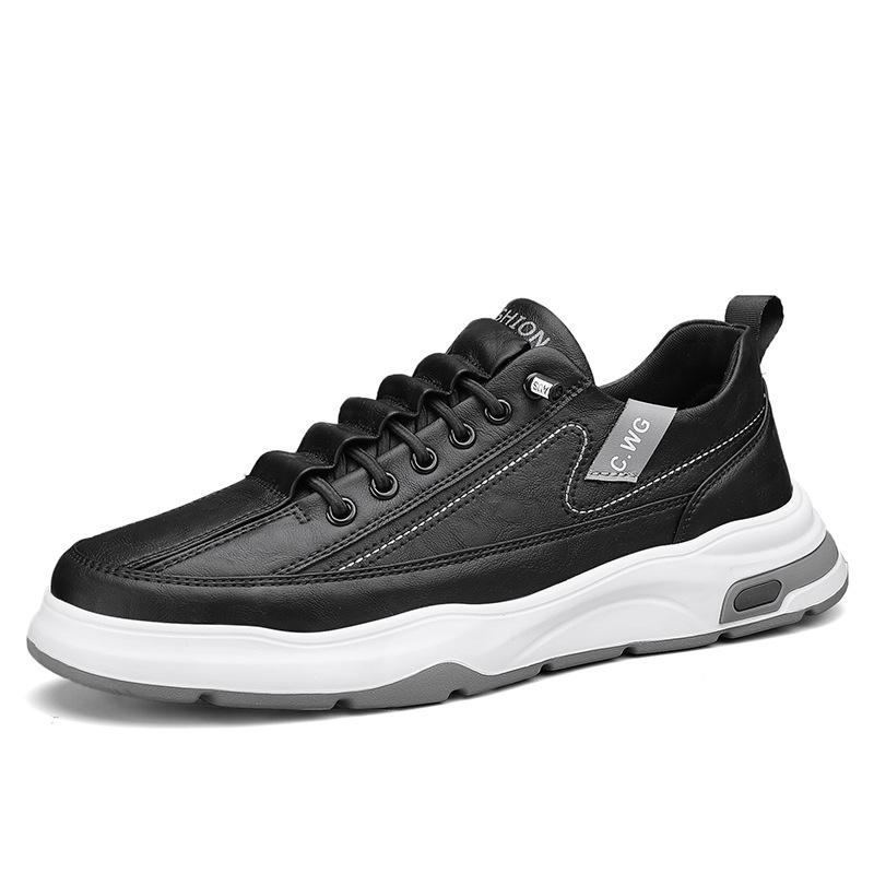 Men's shoes 2025 autumn new casual versatile little white shoes trendy breathable board shoes one pedal student sports trendy shoes