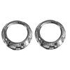 WO-Auto Front-Nebelscheinwerfer-Ringabdeckung Nebelscheinwerfer Dekorahmen für Mitsubishi L200 Triton Strada 2006-2009