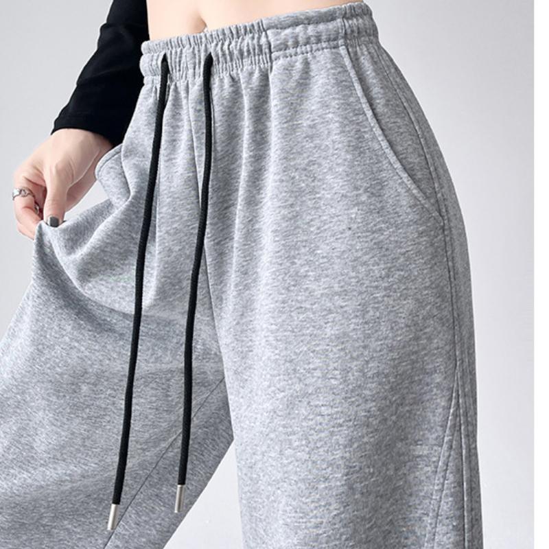 Sport Pants Loose and Slim and Versatile New Arrival Warm Season and Autumn High-waist Design and Casual Wide-leg Scimitar Pants