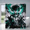 Shower Curtain Waterproof Polyester Fabric Paint Colorful Bath Curtains My Hero Academia Deku Home Bathroom Decor With Hook