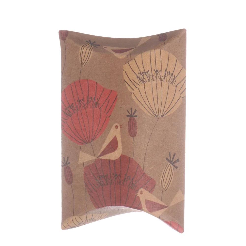 10pcs Hot Sell  Packaging Wedding  Kraft Paper Bag Present Pouch Mini Candy Box  Shape Box