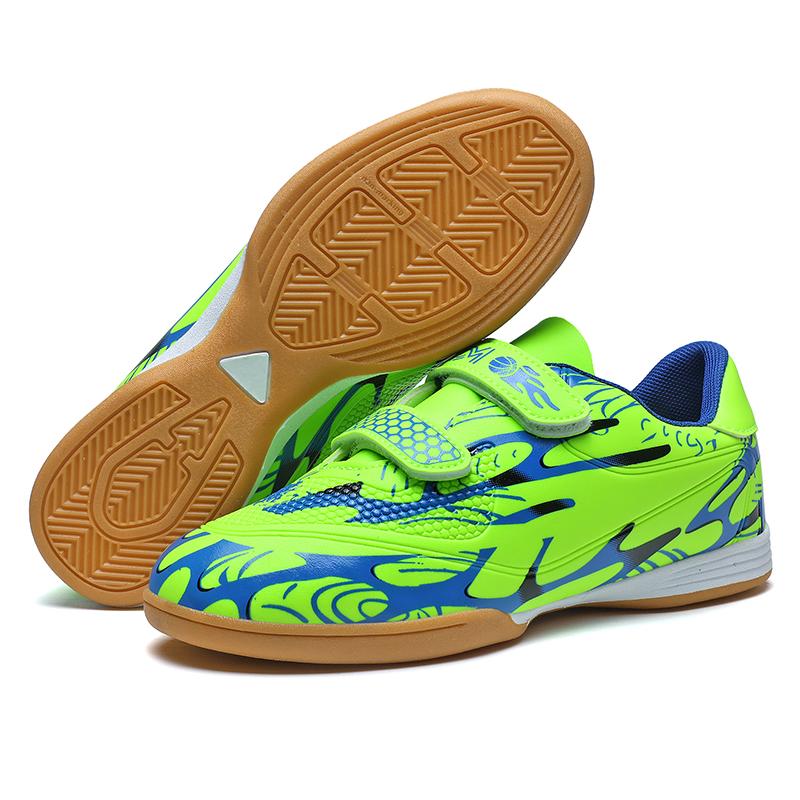 Chłopięce buty piłkarskie gumowa miękka podeszwa dziecięce profesjonalne buty piłkarskie treningowe na sztuczną murawę dla dziewcząt
