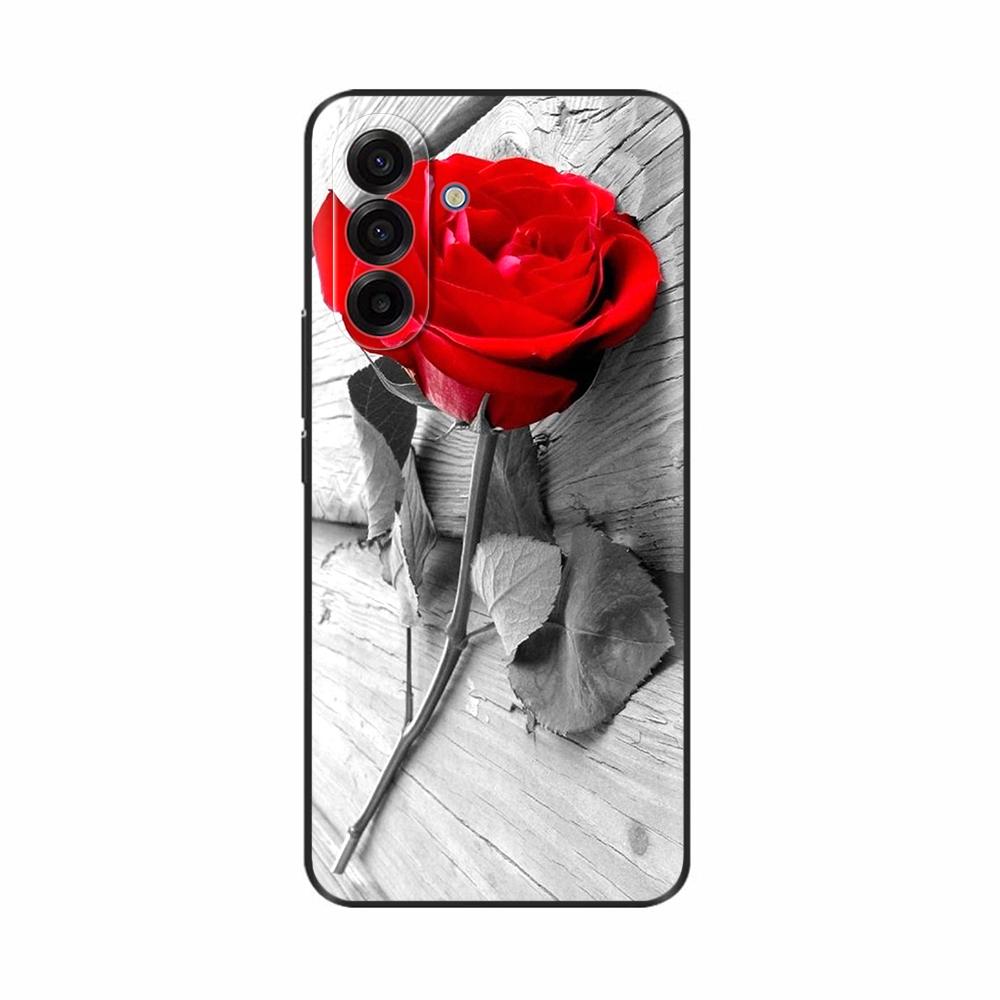 For Samsung Galaxy A17 5G Case Colorful Flower Cover Soft Silicone Phone Cases For Samsung A17 Case A 17 SamsungA17 Back Cover
