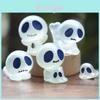 Mini Figura de Fantasma Iluminada em Resina Criativa Micro Paisagem DIY Cena Decoração Para Crianças e Colecionadores